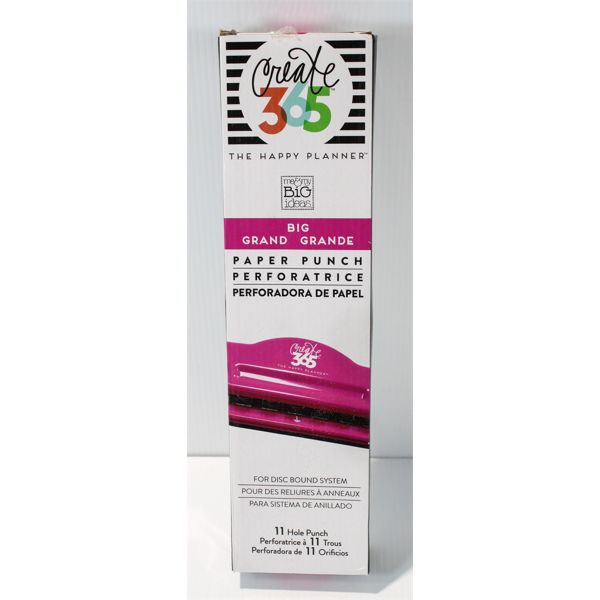 HAPPY PLANNER LARGE PAPER PUNCH IN BOX