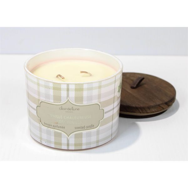 CLAIR DE LUNE SOY WAX CANDLE - COZY VANILLA