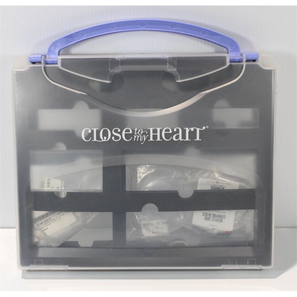 CLOSE TO MY HEART ACRYLIC BLOCK SET IN CASE