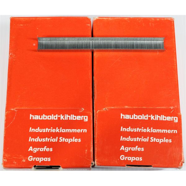 2 HAUBOLD-KIHLBERG GRIP CLINCH INDUSTRIAL STAPLES