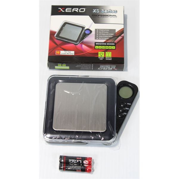 XERO X3 SERIES PRO DIGITAL POCKET SCALE