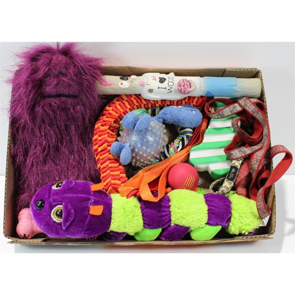 ASSORTED NEW DOG TOYS