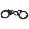 Image 1 : DOUBLE LOCK STEEL HANDCUFFS W/2 KEYS