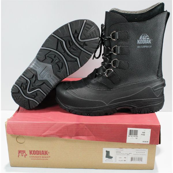 NEW KODIAK MENS BOOTS, RATED TO -50°C, SIZE 12