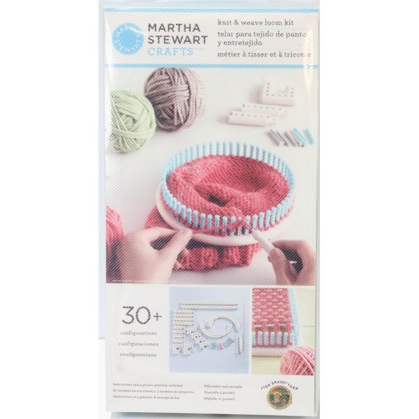 MARTHA STEWART CRAFTS KNIT AND WEAVE LOOM KIT