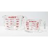 Image 1 : 2 VINTAGE PYREX MEASURING CUPS, 1 & 2 QUART