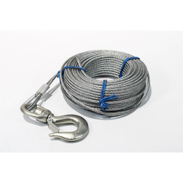 ROLL OF WINCH CABLE AND HOOK