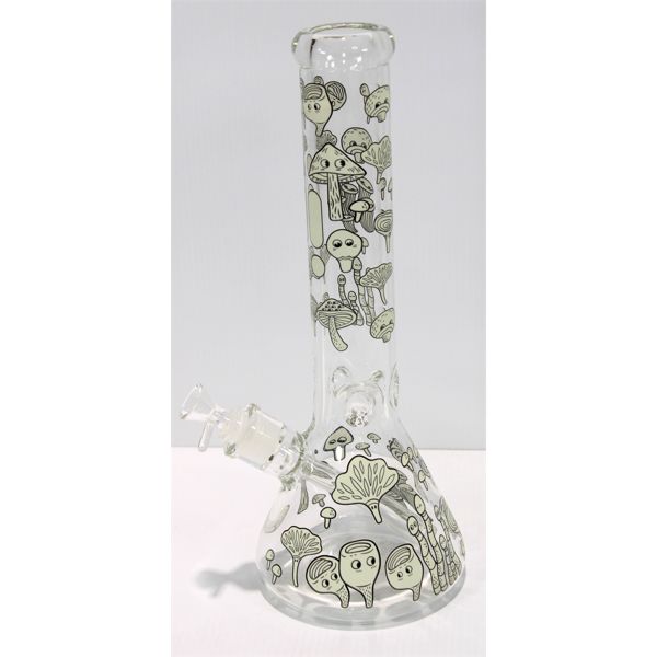 14" INFYNITI GLASS BRAND BEAKER TUBE BONG