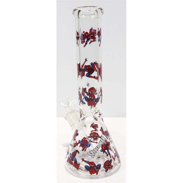 14" PREMIUM BOROSILICATE GLASS BEAKER TUBE BONG