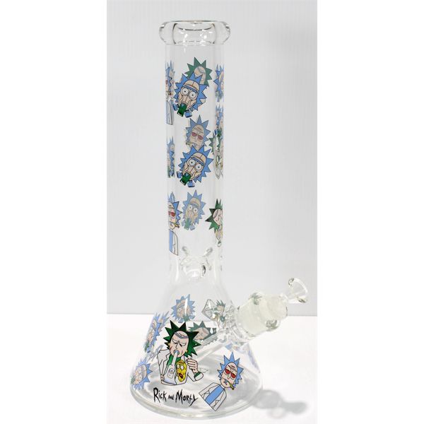 14" RICK AND MORTY BEAKER TUBE BONG