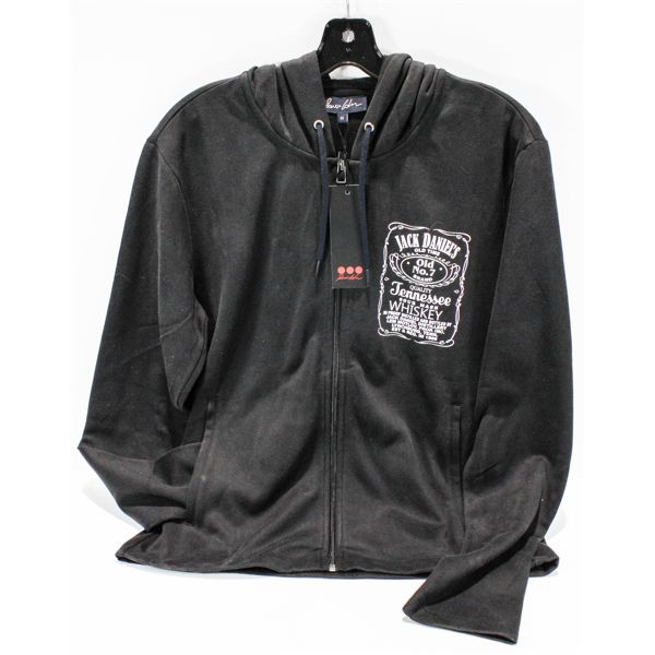 NEW, WITH TAGS, JACK DANIELS BRAND ZIP UP HOODIE
