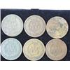 Image 2 : 6 Assorted 1890's Indian Head Cents