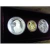 Image 1 : 1984 Olympic 3 Coin Gold Set (Proof)