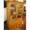 Image 1 : OAK CORNER CABINET