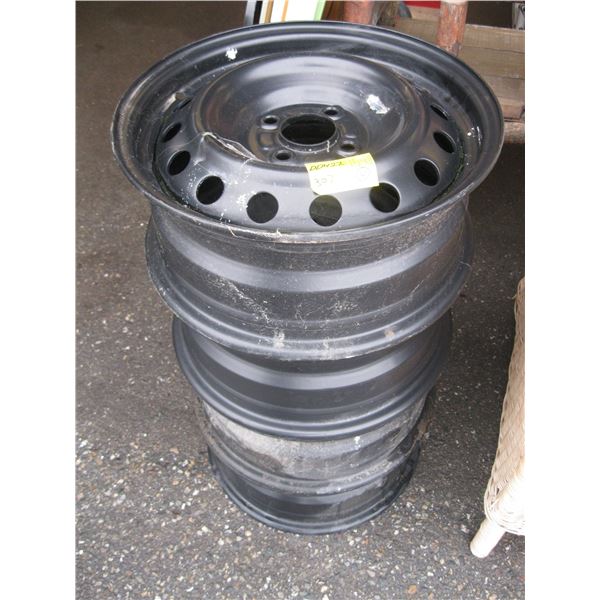 SET OF 4 BOLT STEEL RIMS