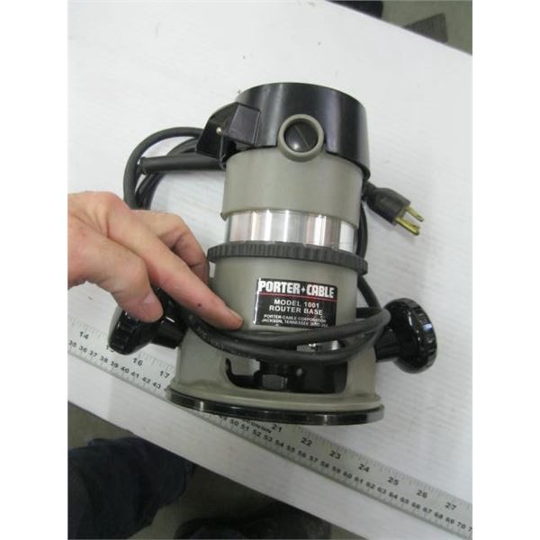 PORTER CABLE ROUTER W/CASE - Dodds Auction