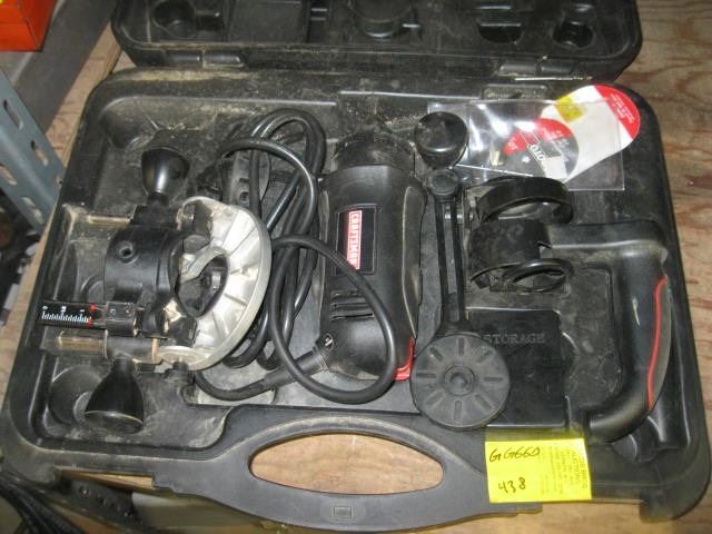 Craftsman Router Hole Pattern CRAFTSMAN ROUTER, HOLE CUTTER W/ACCESS. IN CASE