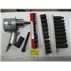 Image 1 : 1/2" IMPACT GUN W/ 1/2" DEEP & SHALLOW SOCKETS