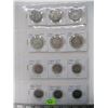 Image 1 : LOT OF SILVER 50 CENT PIECES & QUARTERS