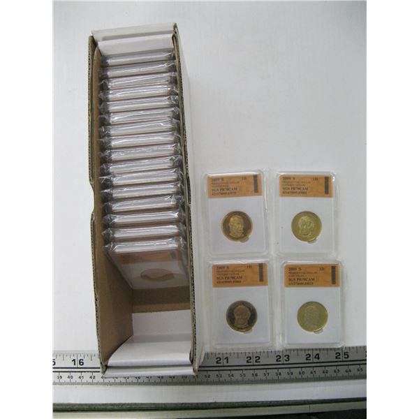 BOX OF 20 ASSORTED US DOLLARS