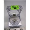 Image 2 : LADIES 14KT RING - HEART DESIGN W/SMALL DIAMONDS AROUND - SZ 7 1/4