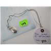 Image 1 : .925 SILVER LOCKET & 18" .925 BOX CHAIN