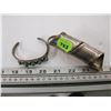 Image 1 : SILVER & TURQOISE BRACELET & A NAPKIN HOLDER