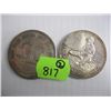 Image 1 : 1 - USA 1984 TROY OZ. FINE SILVER (99.9%) COIN - TAX EXEMPT & 1984 AMERICAN EAGLE COIN