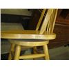 Image 2 : TWO WOODEN BAR STOOLS