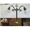 Image 1 : DOUBLE LAMP TABLE LAMP