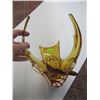 Image 1 : DECORATIVE ART GLASS (AMBER COLOR)