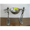 Image 1 : DECORATIVE 2 SKELETON METAL BOWL