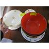 Image 1 : LOT OF ASSORTED CHINA - PLATES & 2 DECORATIVE BOWLS, ETC.