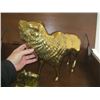Image 2 : LARGE BULL FIGURINE & HORSE BRASS FIGURINE