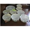 Image 1 : 6 BELLEEK TEA CUPS & SAUCERS