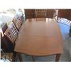 Image 2 : DINING TABLE W/4 LADDER BACK CHAIRS (SOME MARKS ON TABLE)