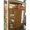 Image 2 : LARGE MULTI DRAWER MIRRORED BACK DISPLAY CABINET