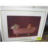 Image 1 : ANNE GEDDES PRINT WITH CHILD IN BACKGROUND