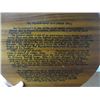 Image 2 : NWC - WOOD PAINTED - 13 1/2" ROUND PLAQUE W/THUNDERBIRD & WHALE STORY ON BACK