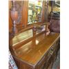 Image 2 : LARGE CARVED DOUBLE EDGED MIRROR BACK SIDEBOARD W/DRAWERS & CUPBOARDS