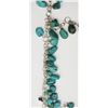 Image 1 : STERLING LINKED BRACELET LOADED WITH