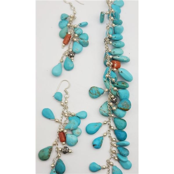SET! SOUTHWESTERN STERLING BRACELET WITH