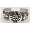 Image 1 : KOKOPELLI STERLING ARM BAND/CUFF-MARKED MEXICO