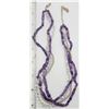 Image 3 : MULTI STRANDED AMETHYST AND STERLING BEADED