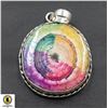 Image 1 : #292-NARURAL RAINBOW SOLAR QUARTZ PENDANT