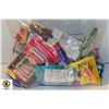 Image 1 : LARGE BAG OF MIXED CHOCOLATES, CANDY + MORE