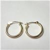 Image 1 : BZ1327-29 14K 0.67G HOOP EARRINGS