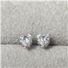 Image 1 : BZ1327-50 14K CZ SCREWBACK EARRINGS