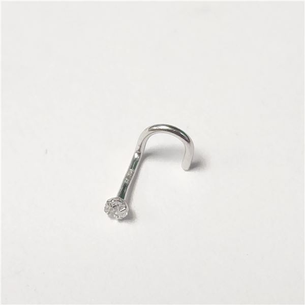 BZ1327-21 14K CZ NOSE PIN