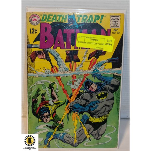 BATMAN #207 12 CENT COMIC